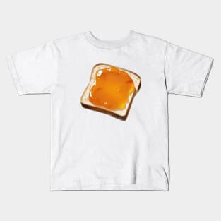 Apricot Kawaii Yummy Sandwich Vintage Since Bread Kids T-Shirt